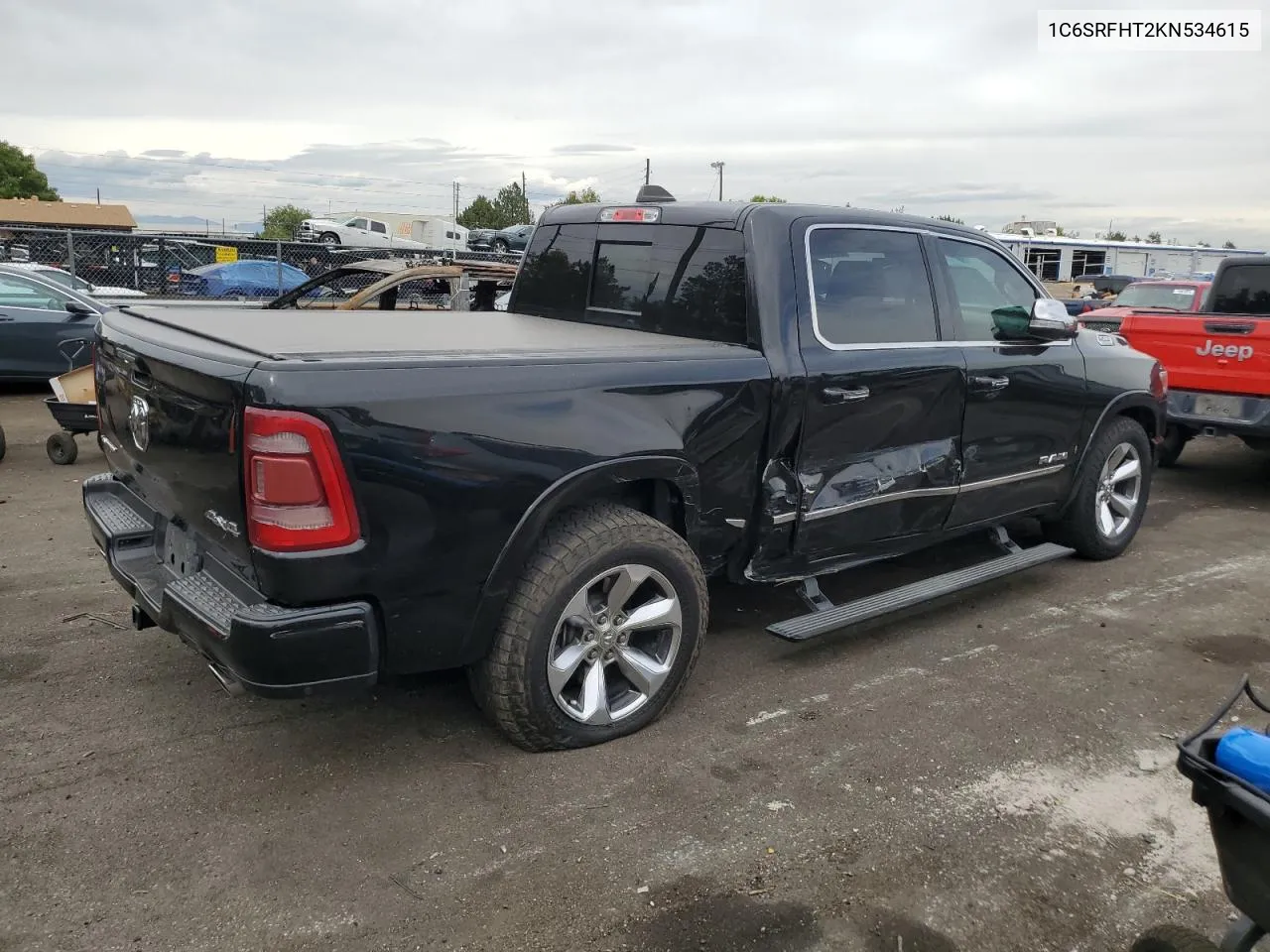 2019 Ram 1500 Limited VIN: 1C6SRFHT2KN534615 Lot: 69886244