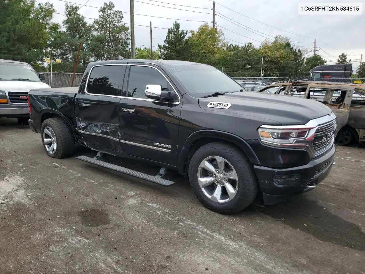 2019 Ram 1500 Limited VIN: 1C6SRFHT2KN534615 Lot: 69886244