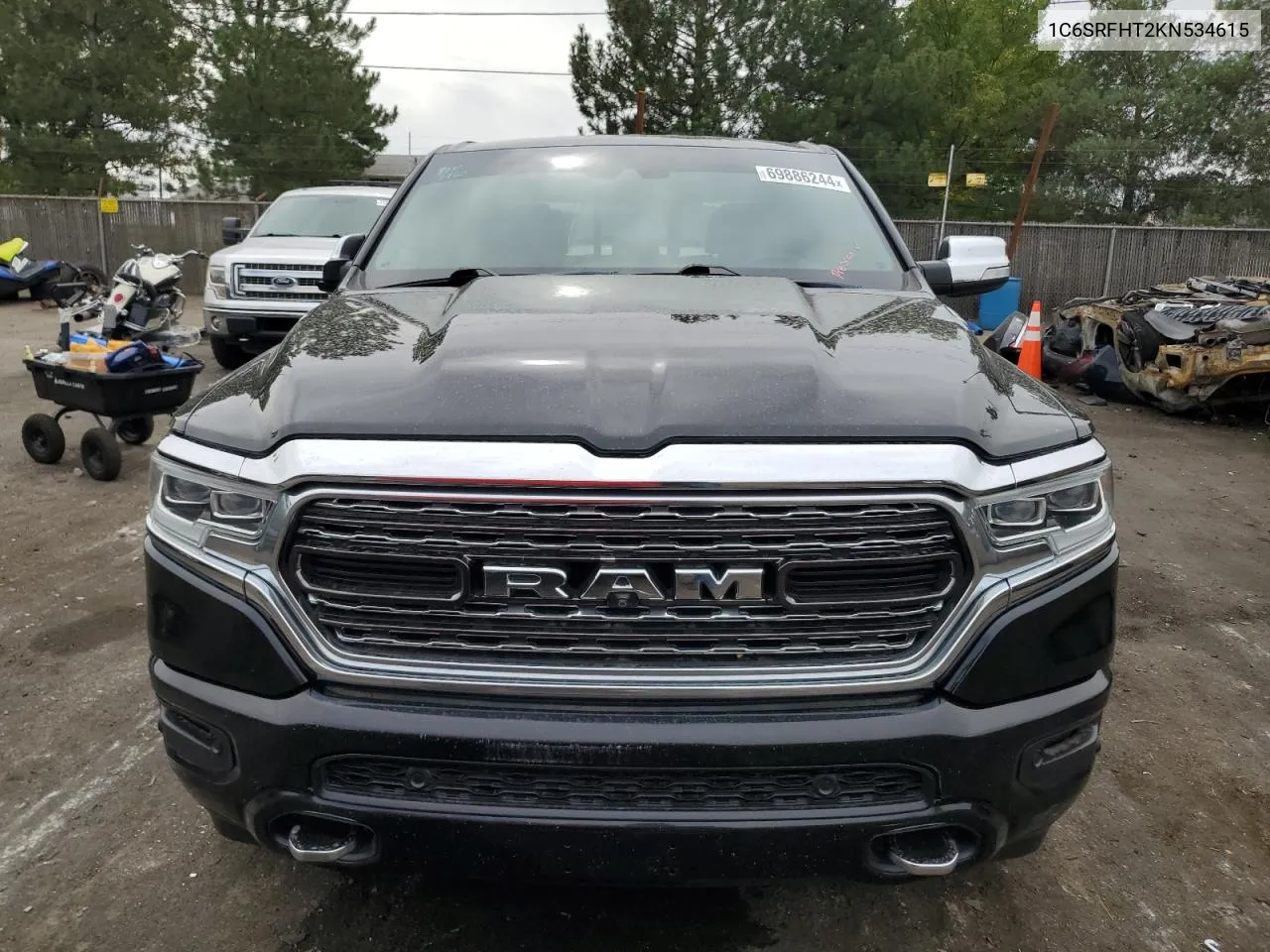 2019 Ram 1500 Limited VIN: 1C6SRFHT2KN534615 Lot: 69886244