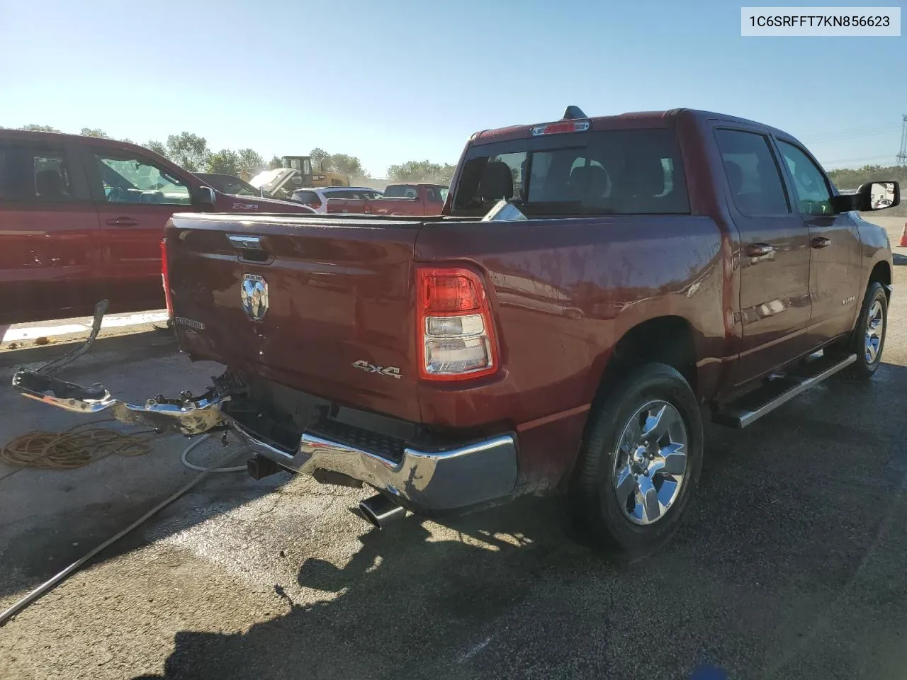 2019 Ram 1500 Big Horn/Lone Star VIN: 1C6SRFFT7KN856623 Lot: 69889804