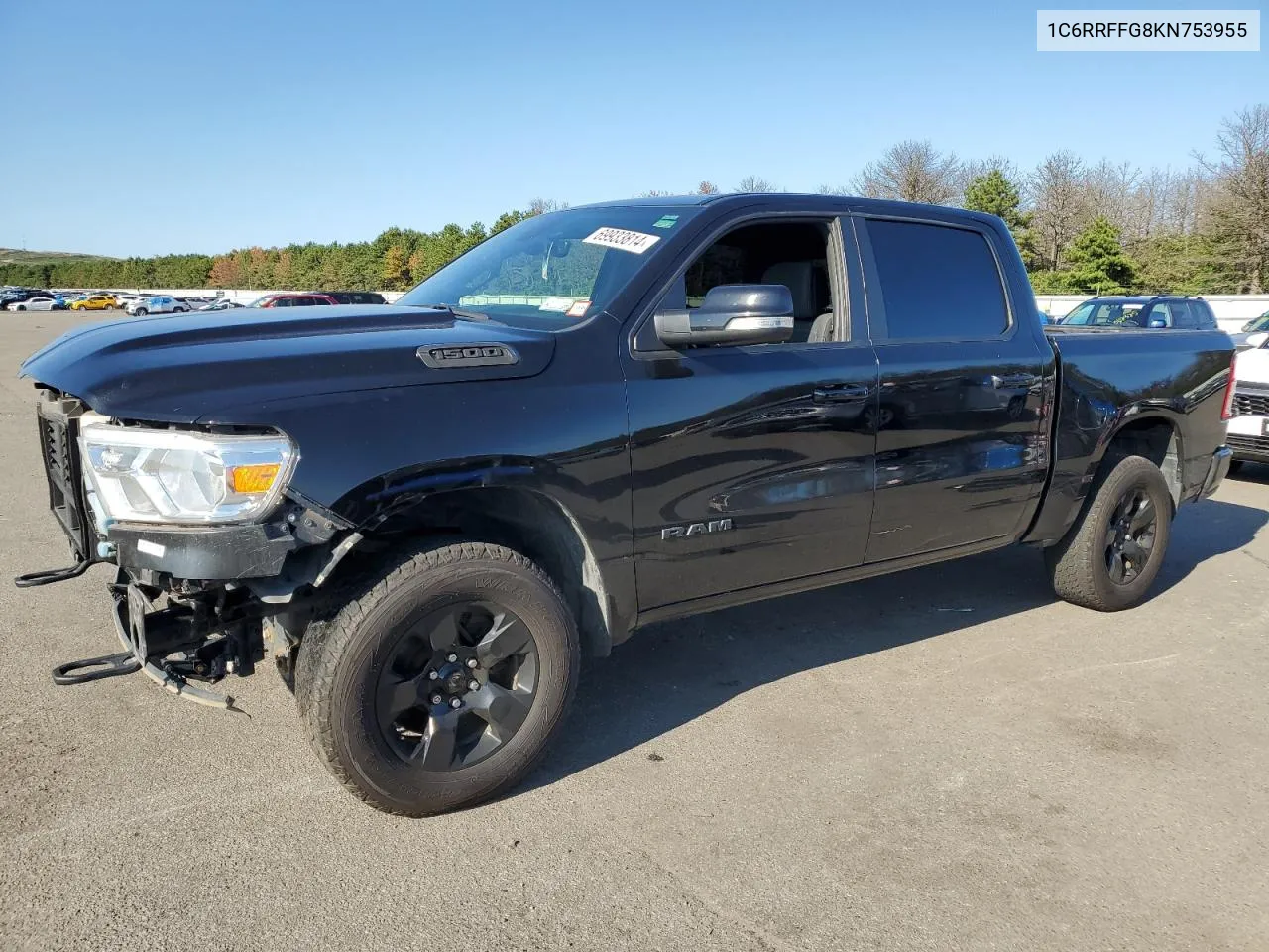 2019 Ram 1500 Big Horn/Lone Star VIN: 1C6RRFFG8KN753955 Lot: 69933814