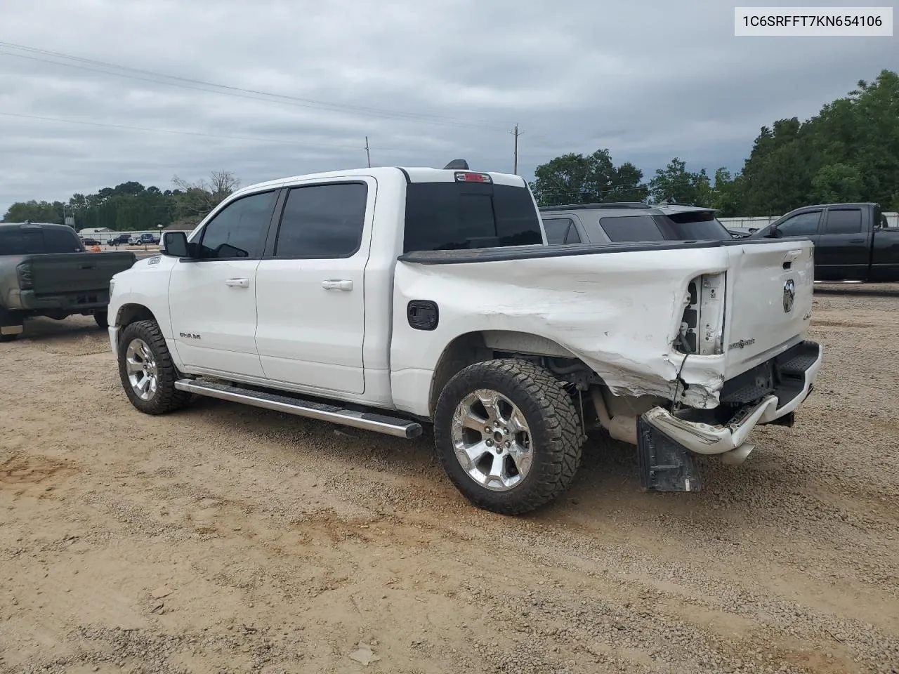 2019 Ram 1500 Big Horn/Lone Star VIN: 1C6SRFFT7KN654106 Lot: 69952064