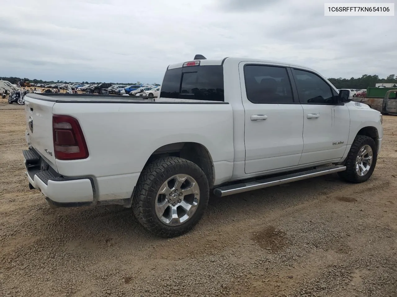 2019 Ram 1500 Big Horn/Lone Star VIN: 1C6SRFFT7KN654106 Lot: 69952064