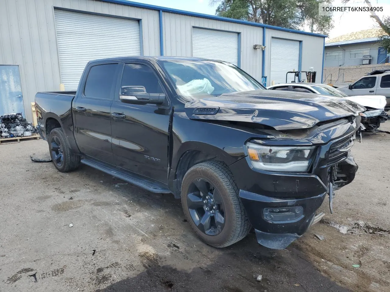 2019 Ram 1500 Big Horn/Lone Star VIN: 1C6RREFT6KN534905 Lot: 70066794