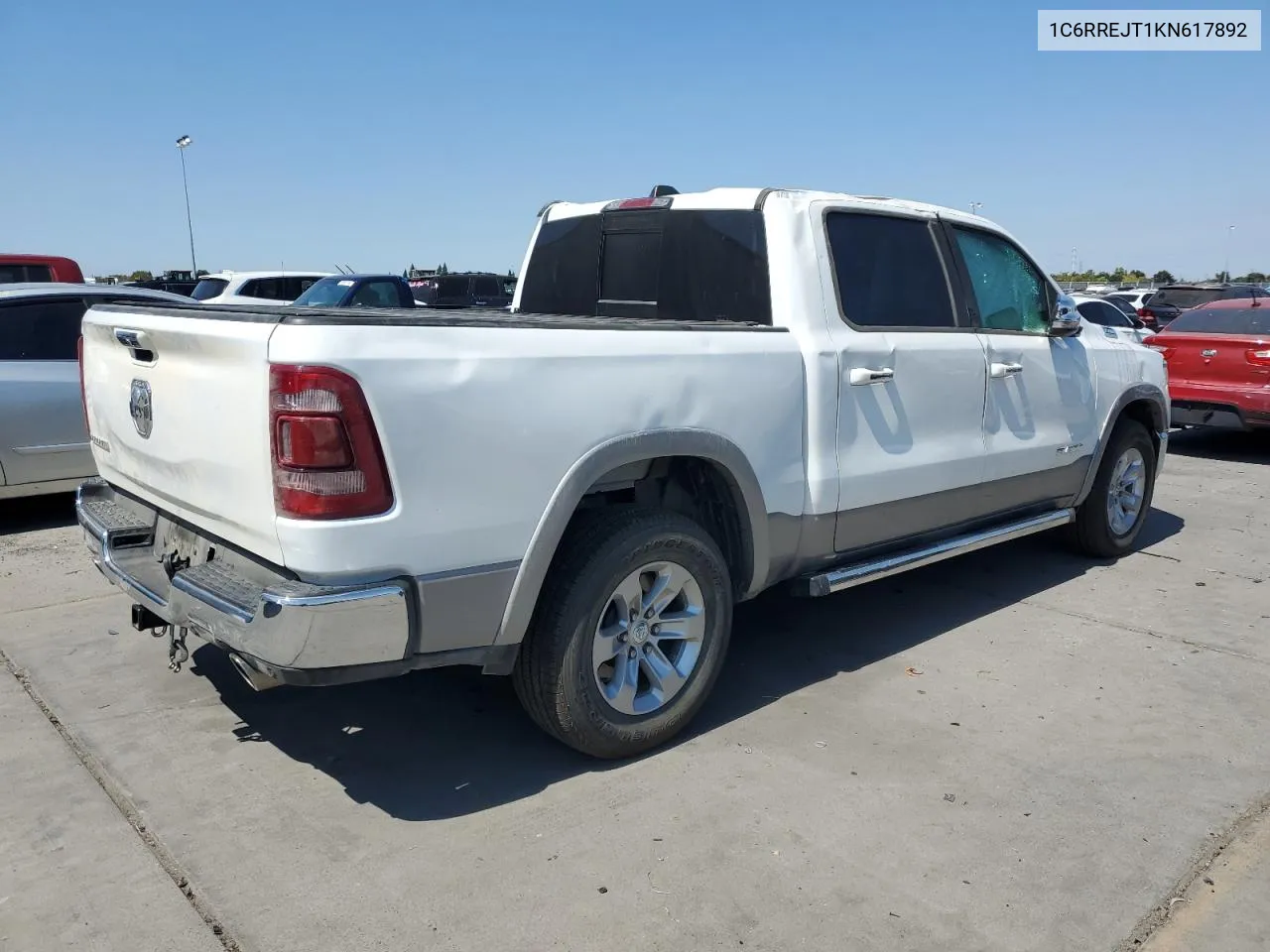 2019 Ram 1500 Laramie VIN: 1C6RREJT1KN617892 Lot: 70288494