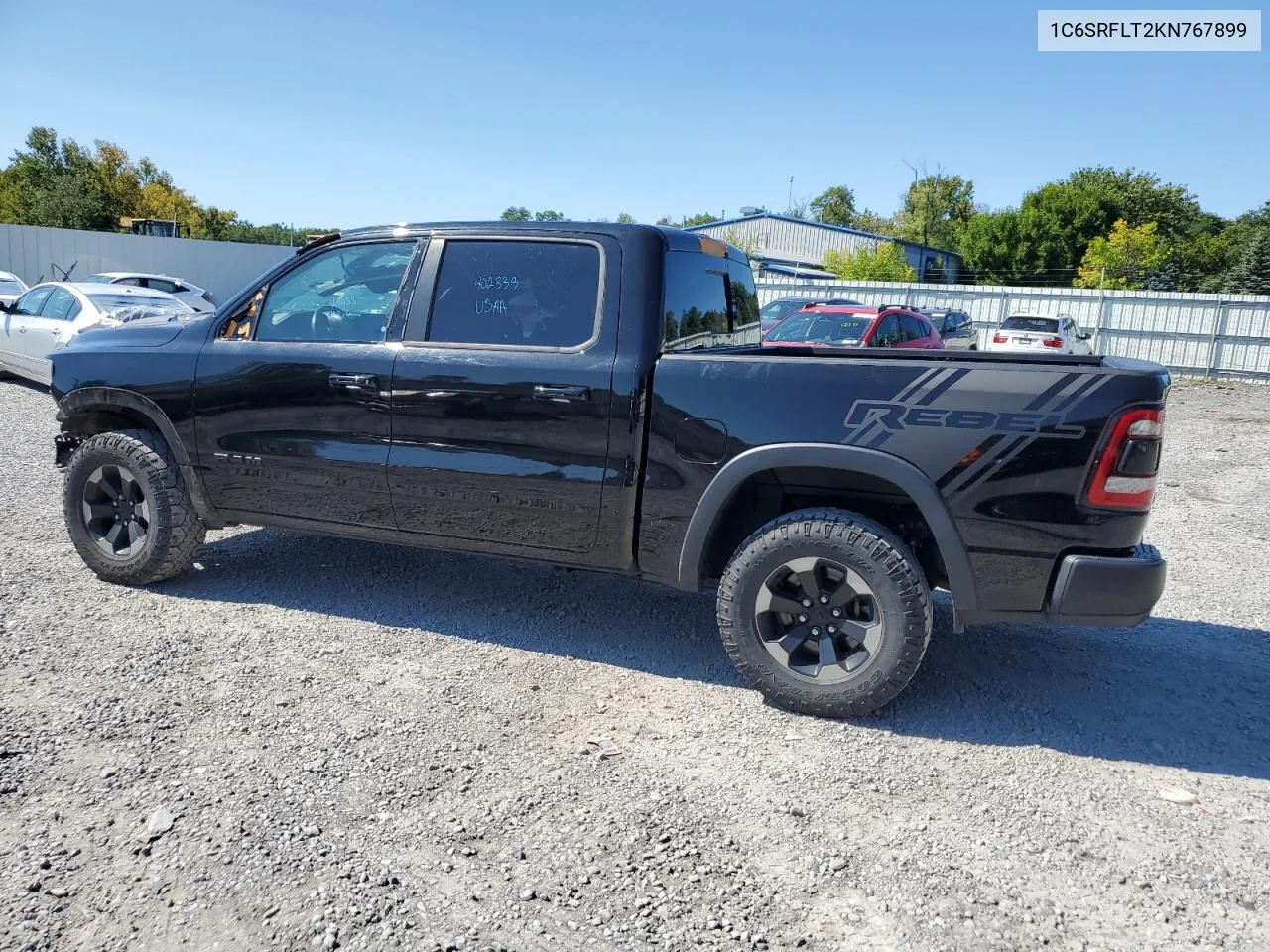 2019 Ram 1500 Rebel VIN: 1C6SRFLT2KN767899 Lot: 70302164