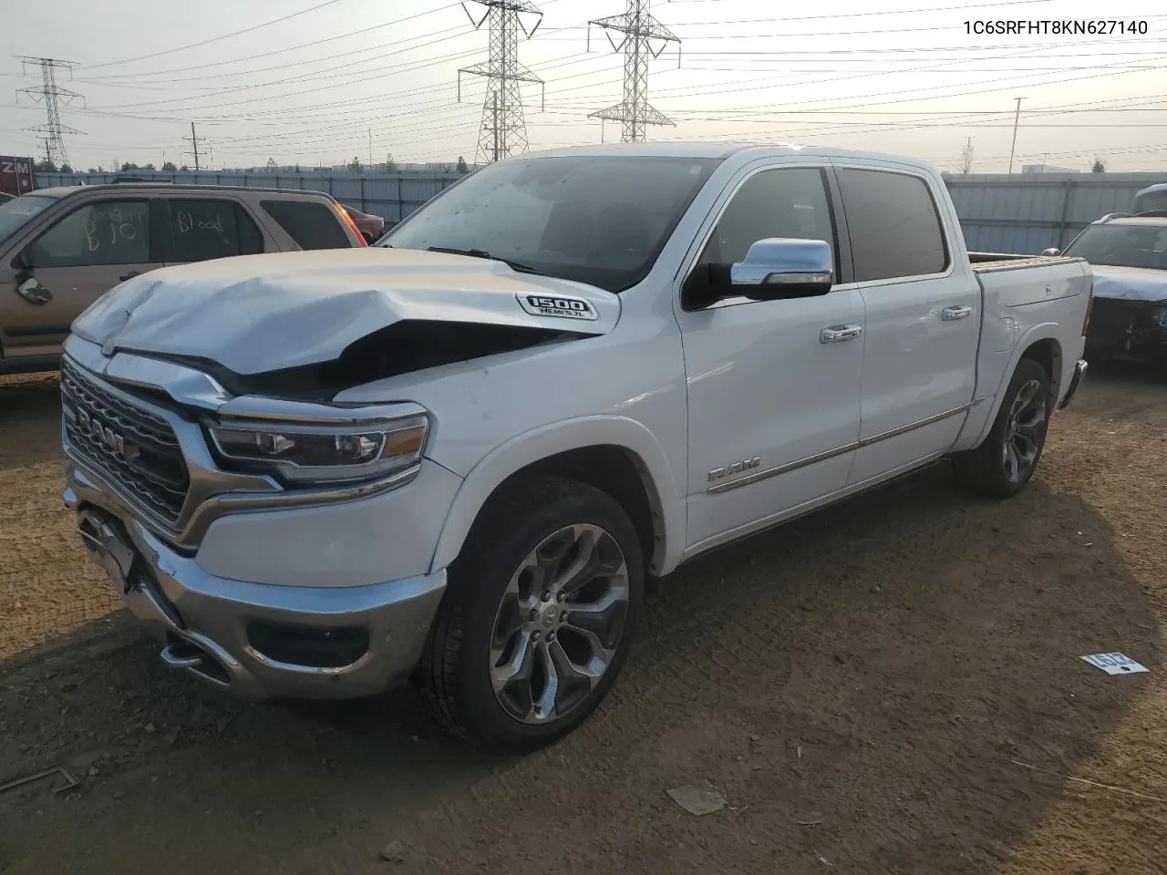 1C6SRFHT8KN627140 2019 Ram 1500 Limited