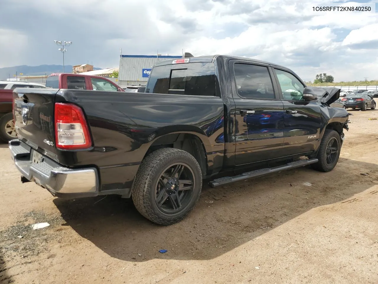 2019 Ram 1500 Big Horn/Lone Star VIN: 1C6SRFFT2KN840250 Lot: 70330574