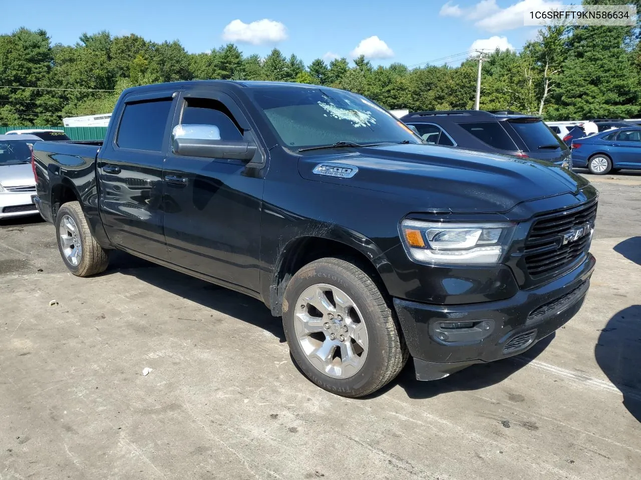 2019 Ram 1500 Big Horn/Lone Star VIN: 1C6SRFFT9KN586634 Lot: 70389654