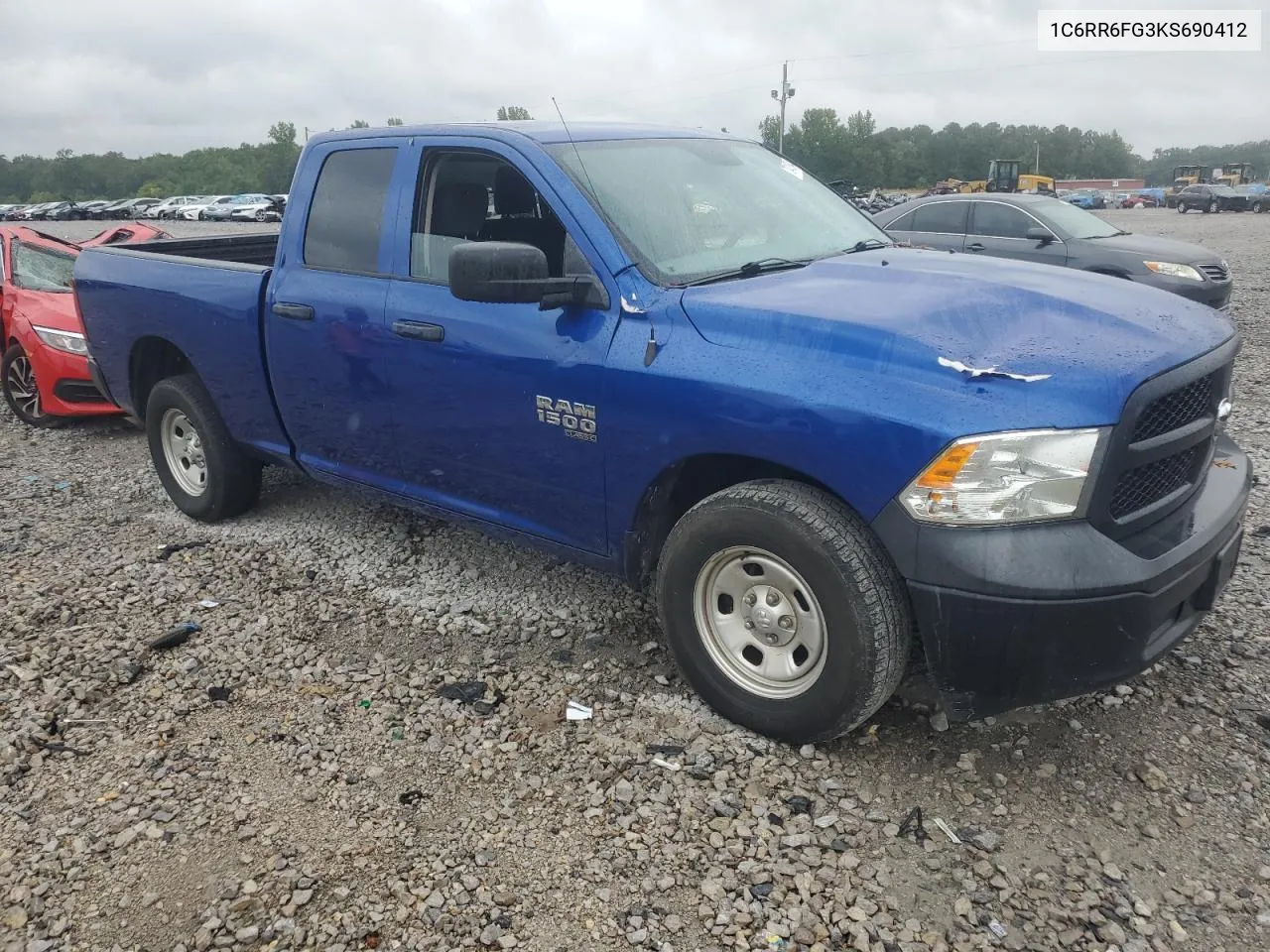 2019 Ram 1500 Classic Tradesman VIN: 1C6RR6FG3KS690412 Lot: 70416544