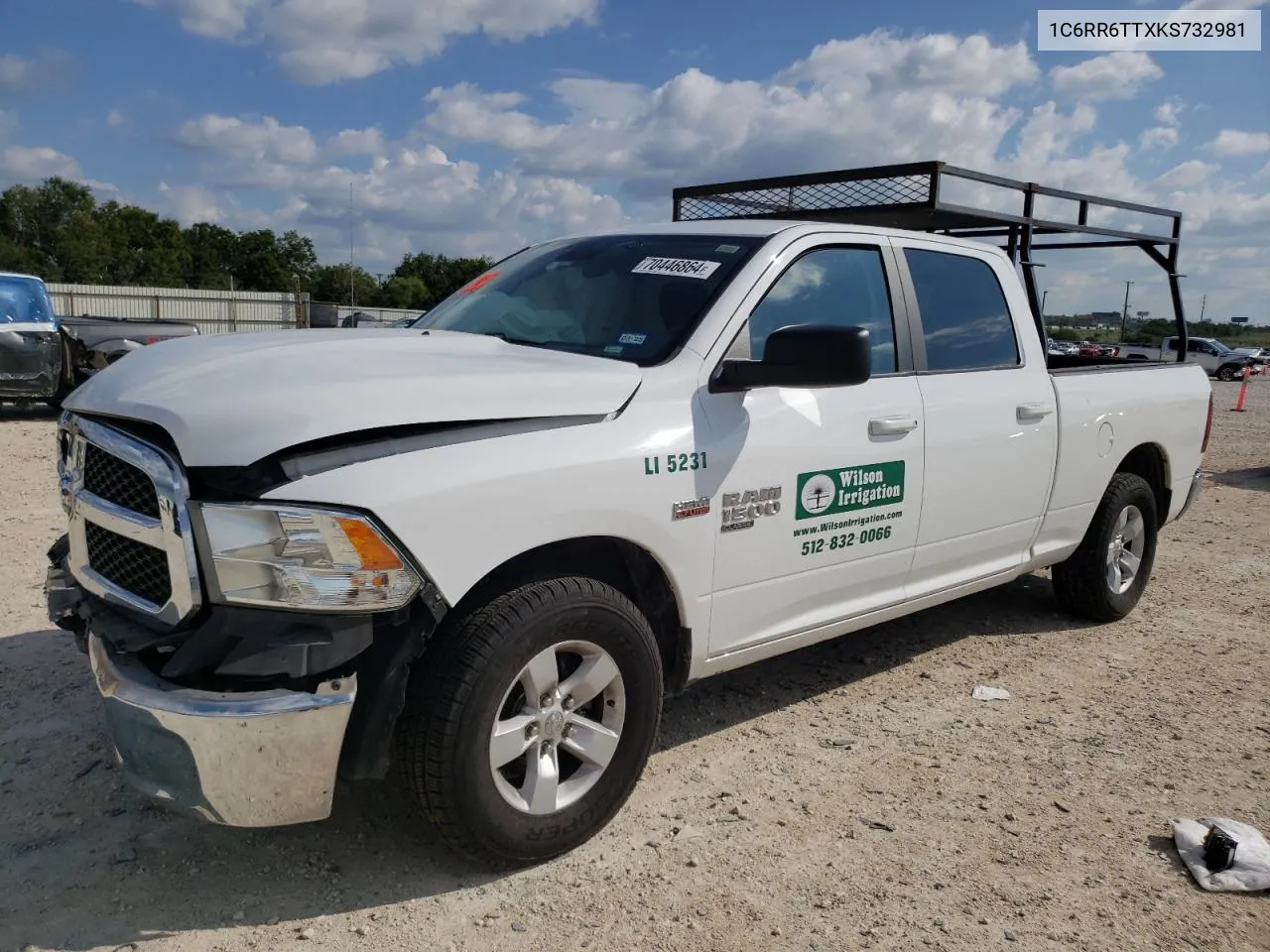 2019 Ram 1500 Classic Slt VIN: 1C6RR6TTXKS732981 Lot: 70446864