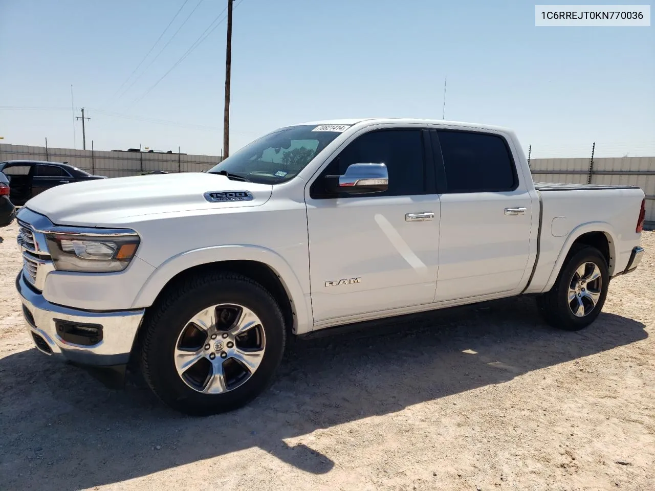 2019 Ram 1500 Laramie VIN: 1C6RREJT0KN770036 Lot: 70821414