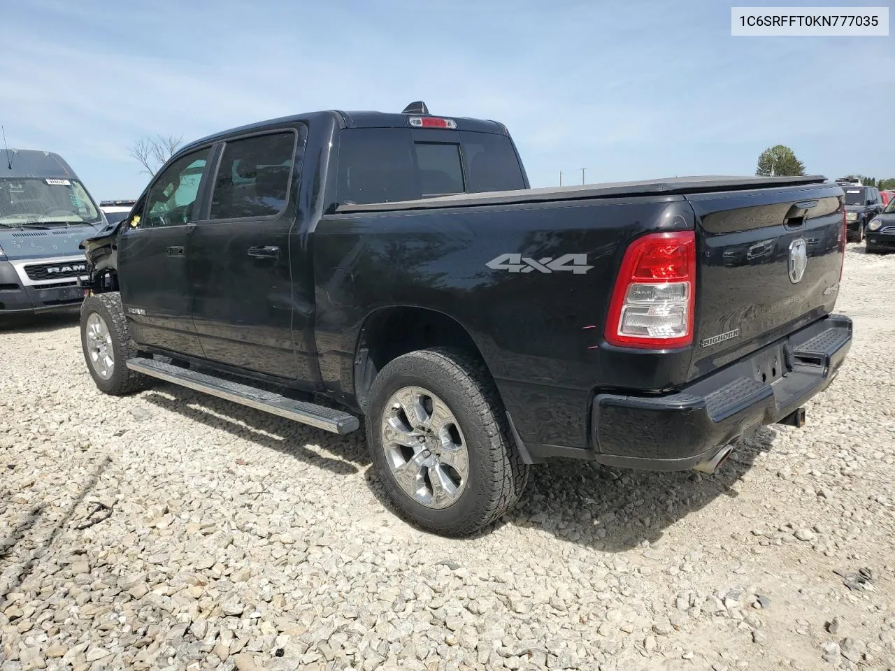 2019 Ram 1500 Big Horn/Lone Star VIN: 1C6SRFFT0KN777035 Lot: 70836534