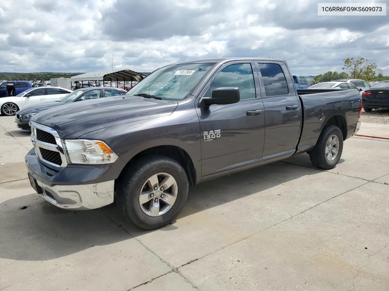 2019 Ram 1500 Classic Tradesman VIN: 1C6RR6FG9KS609073 Lot: 71057804