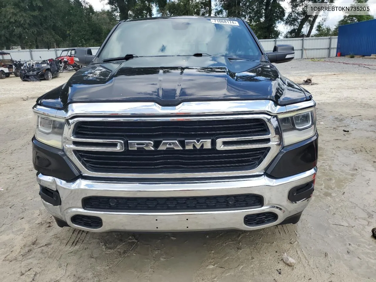 2019 Ram 1500 Big Horn/Lone Star VIN: 1C6RREBT0KN735205 Lot: 71068174