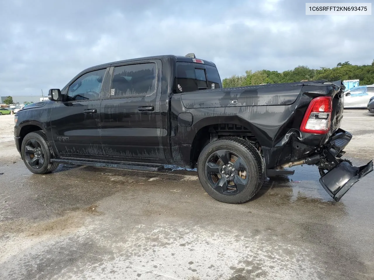 2019 Ram 1500 Big Horn/Lone Star VIN: 1C6SRFFT2KN693475 Lot: 71069504