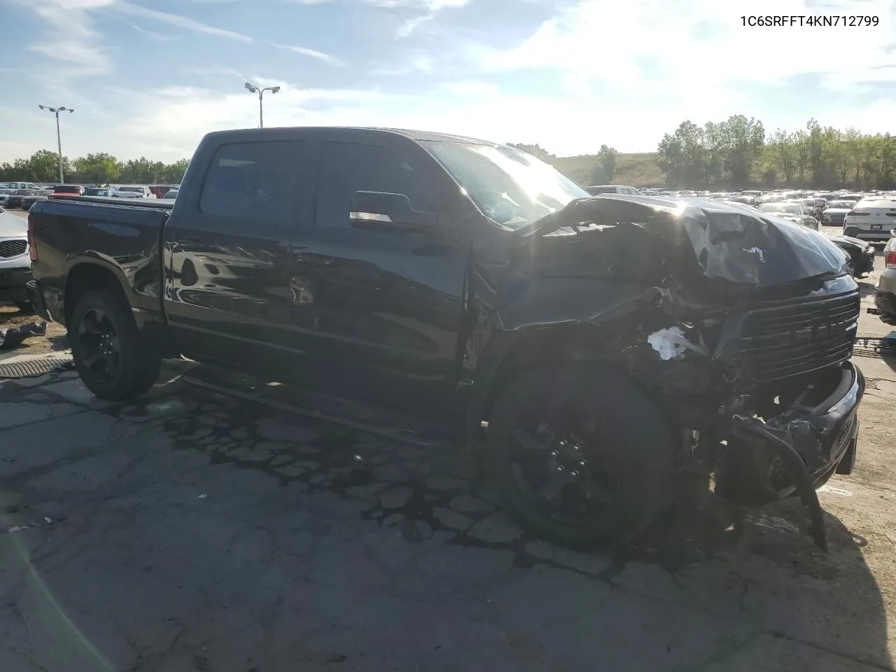 2019 Ram 1500 Big Horn/Lone Star VIN: 1C6SRFFT4KN712799 Lot: 71214594