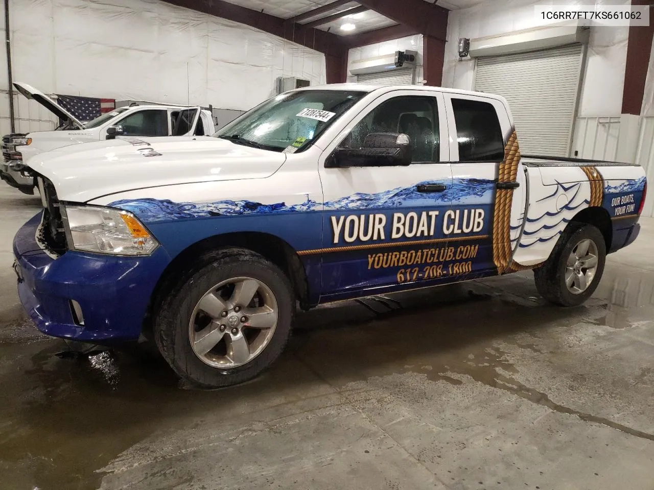 2019 Ram 1500 Classic Tradesman VIN: 1C6RR7FT7KS661062 Lot: 71287544