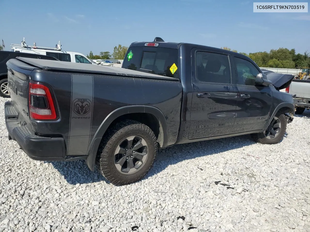 2019 Ram 1500 Rebel VIN: 1C6SRFLT9KN703519 Lot: 71398704