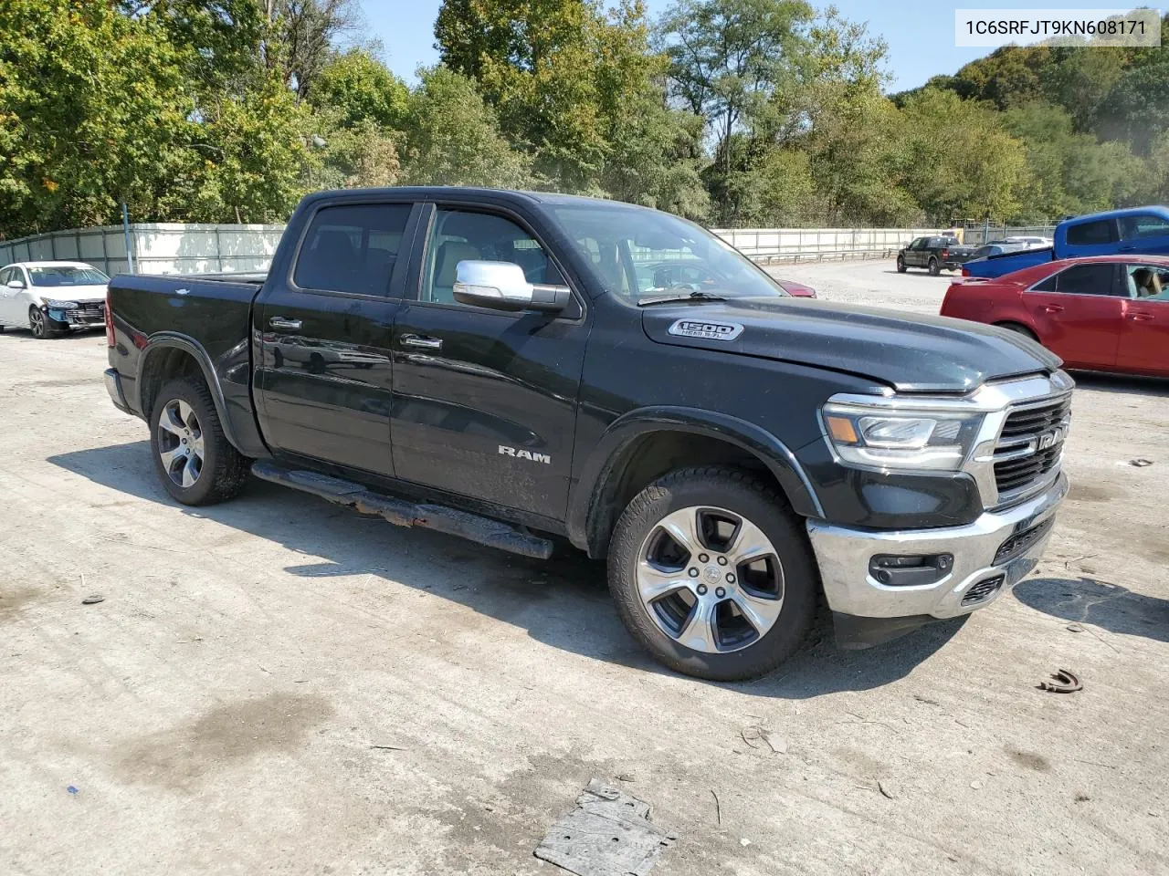 2019 Ram 1500 Laramie VIN: 1C6SRFJT9KN608171 Lot: 71561414