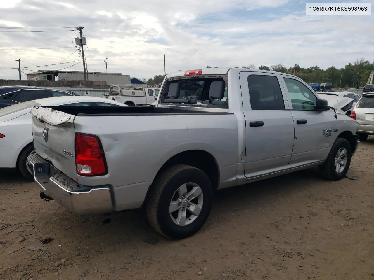 2019 Ram 1500 Classic Tradesman VIN: 1C6RR7KT6KS598963 Lot: 71564374