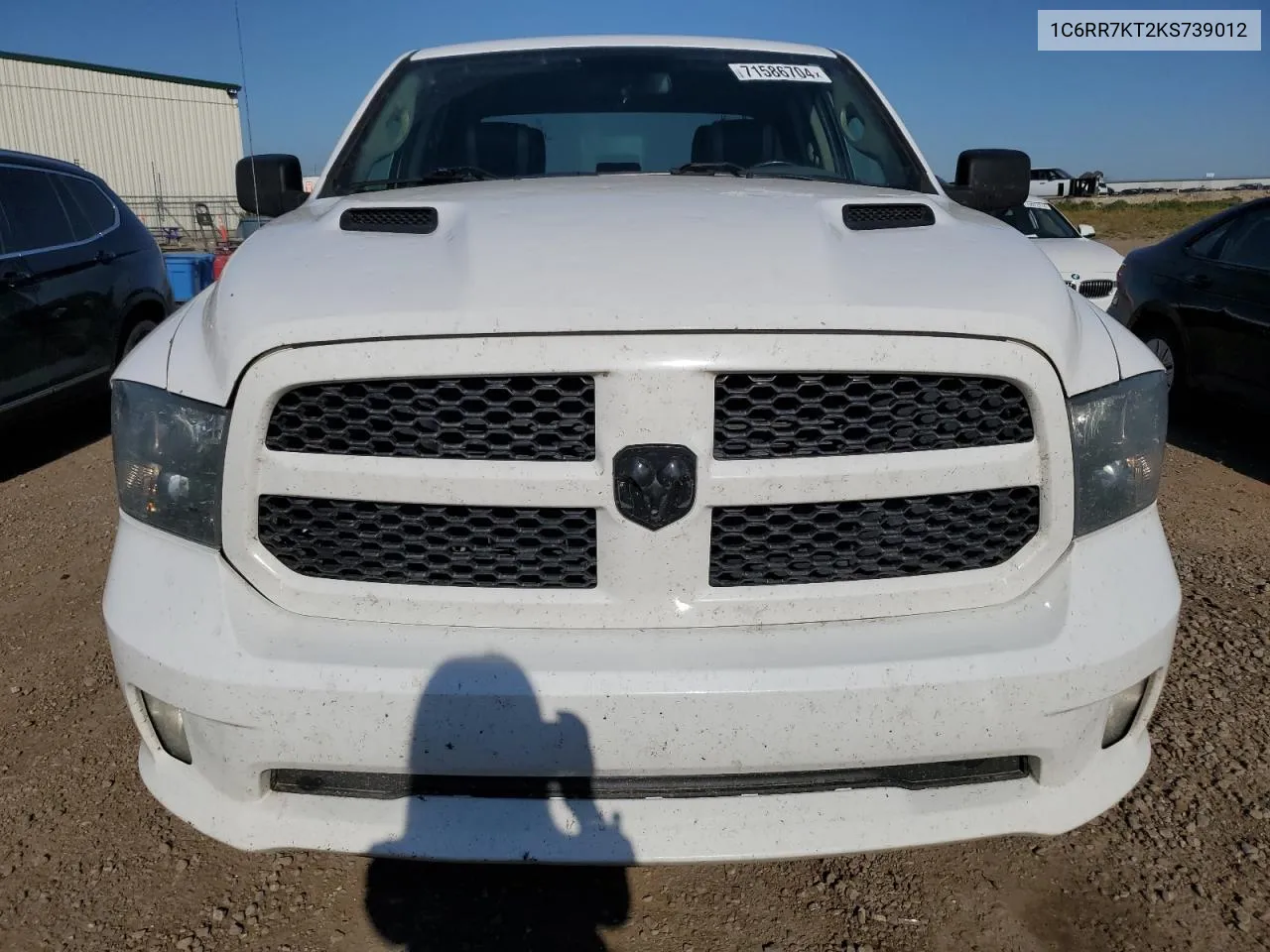 2019 Ram 1500 Classic Tradesman VIN: 1C6RR7KT2KS739012 Lot: 71586704