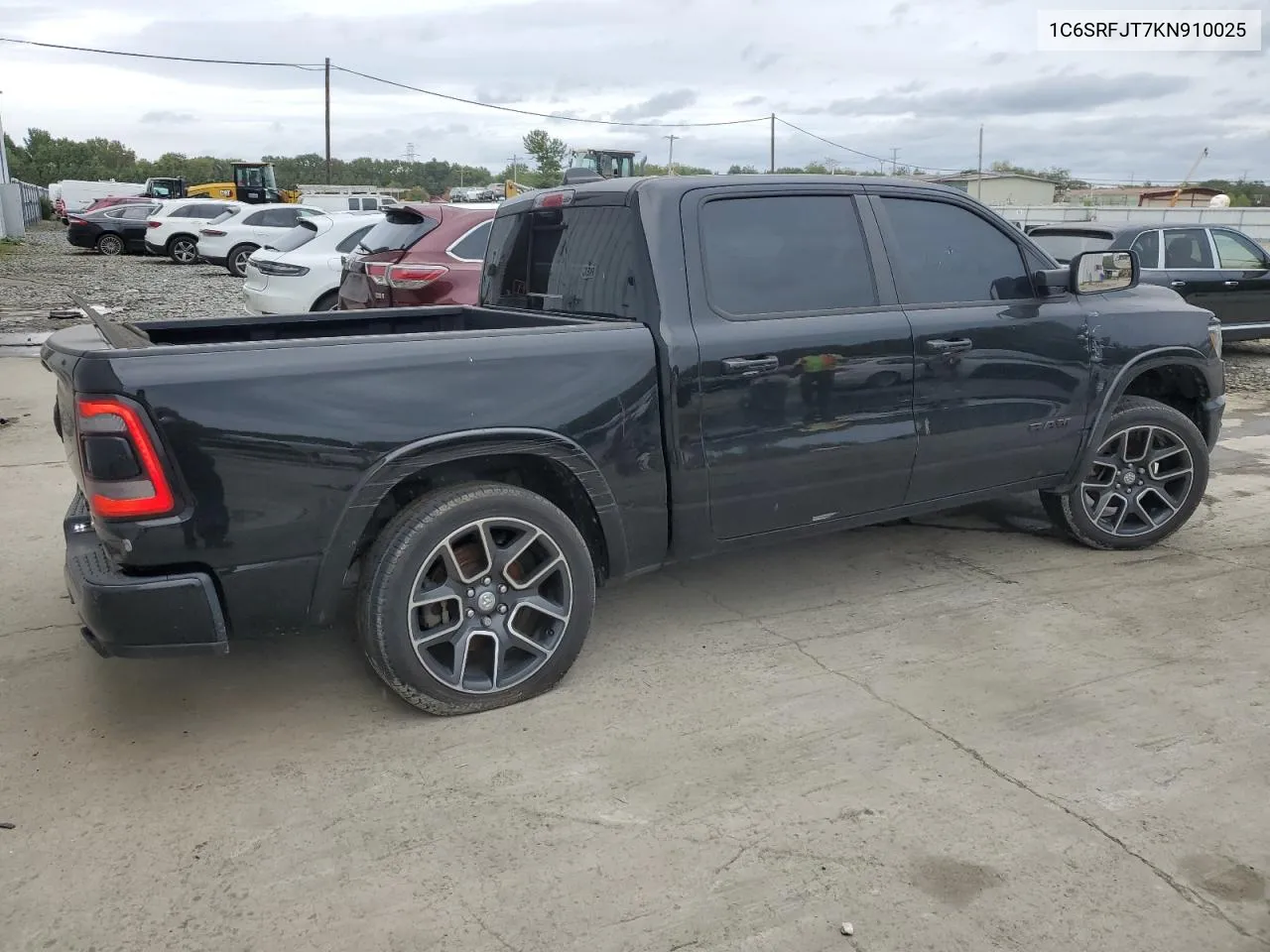 2019 Ram 1500 Laramie VIN: 1C6SRFJT7KN910025 Lot: 71648824