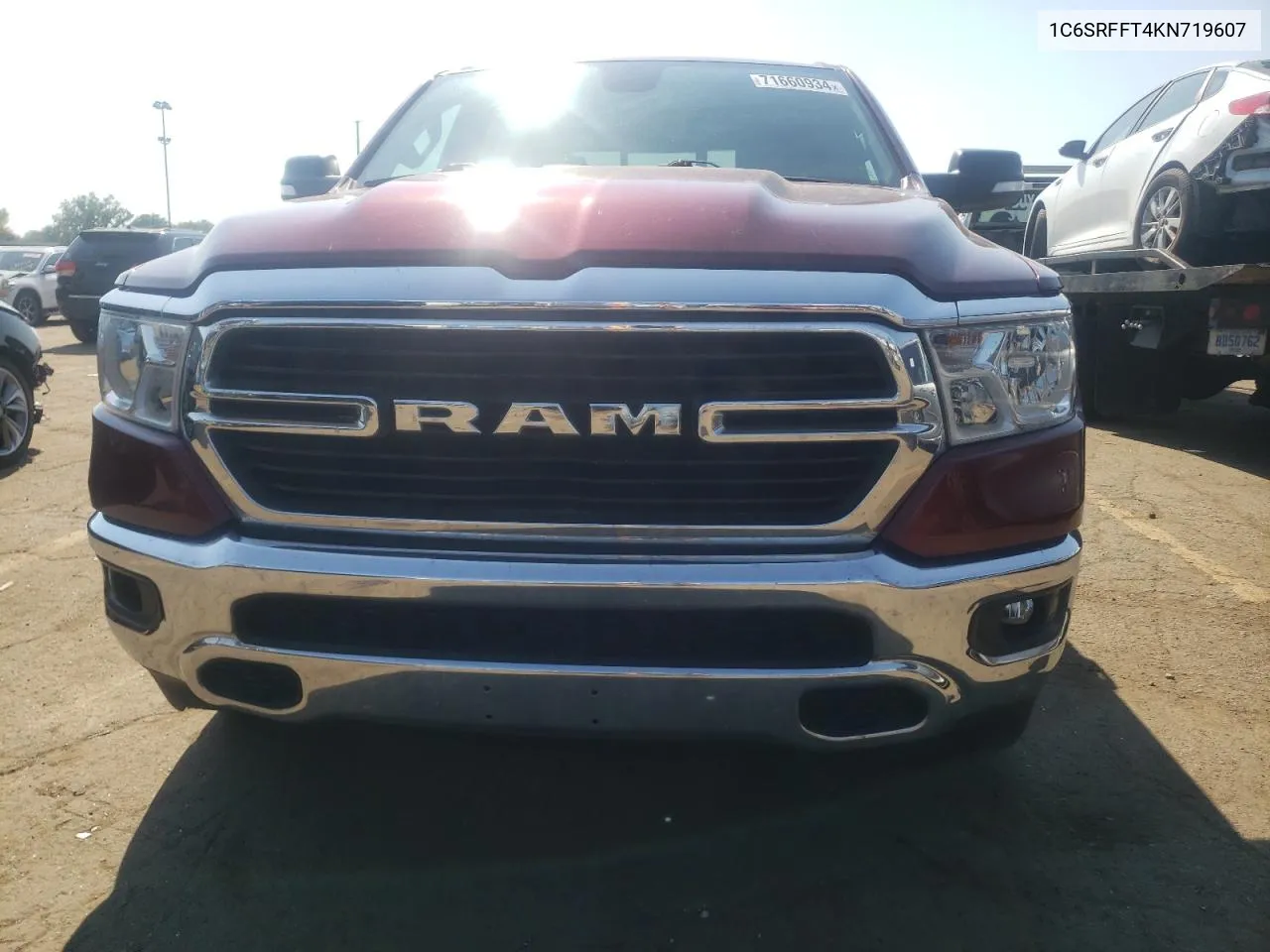 2019 Ram 1500 Big Horn/Lone Star VIN: 1C6SRFFT4KN719607 Lot: 71660934