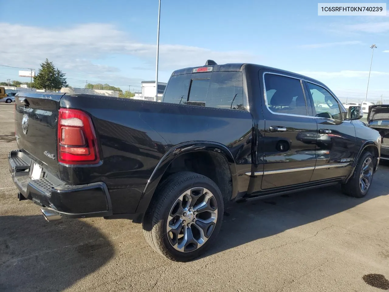 2019 Ram 1500 Limited VIN: 1C6SRFHT0KN740239 Lot: 71874454