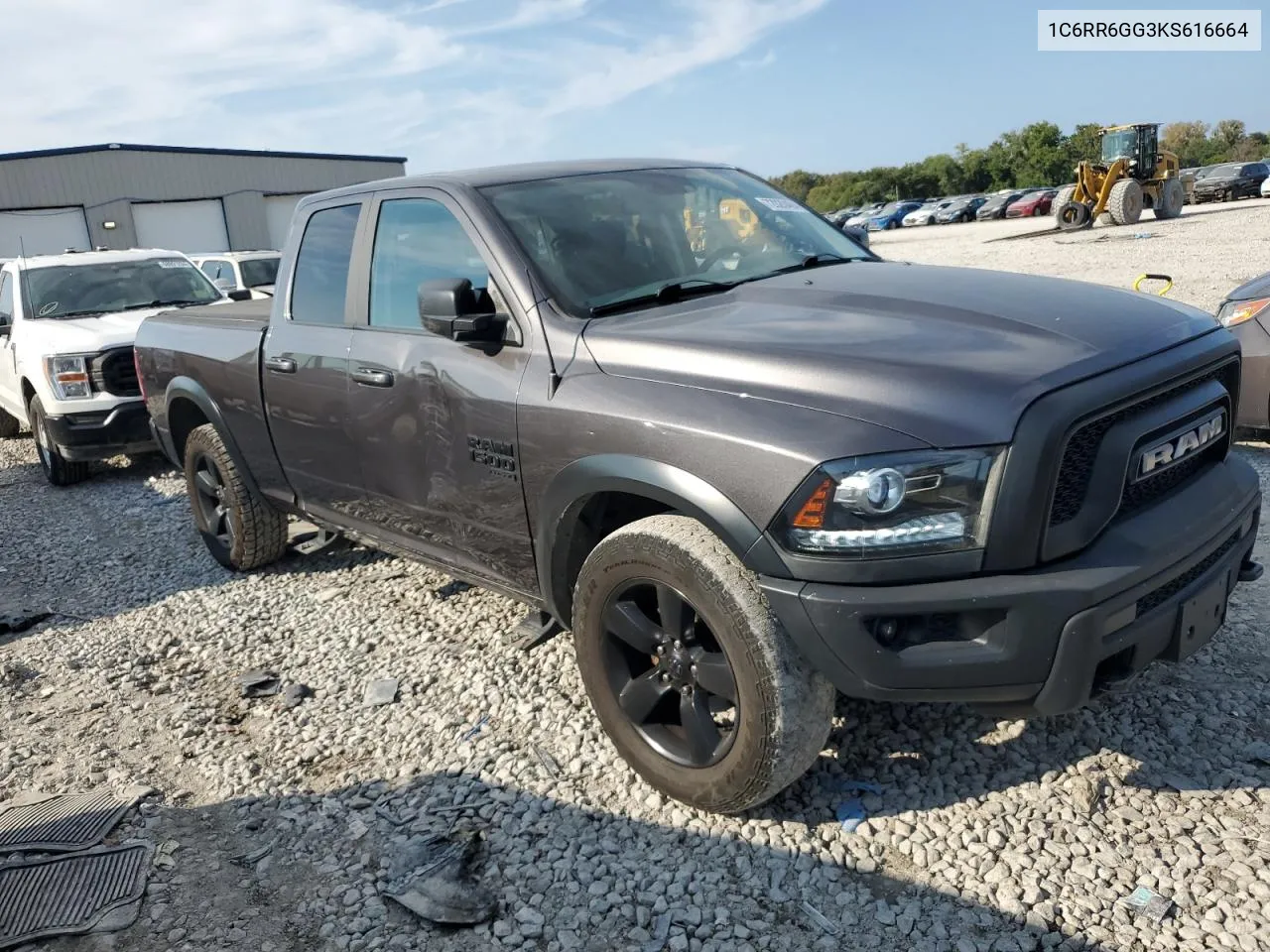 1C6RR6GG3KS616664 2019 Ram 1500 Classic Slt