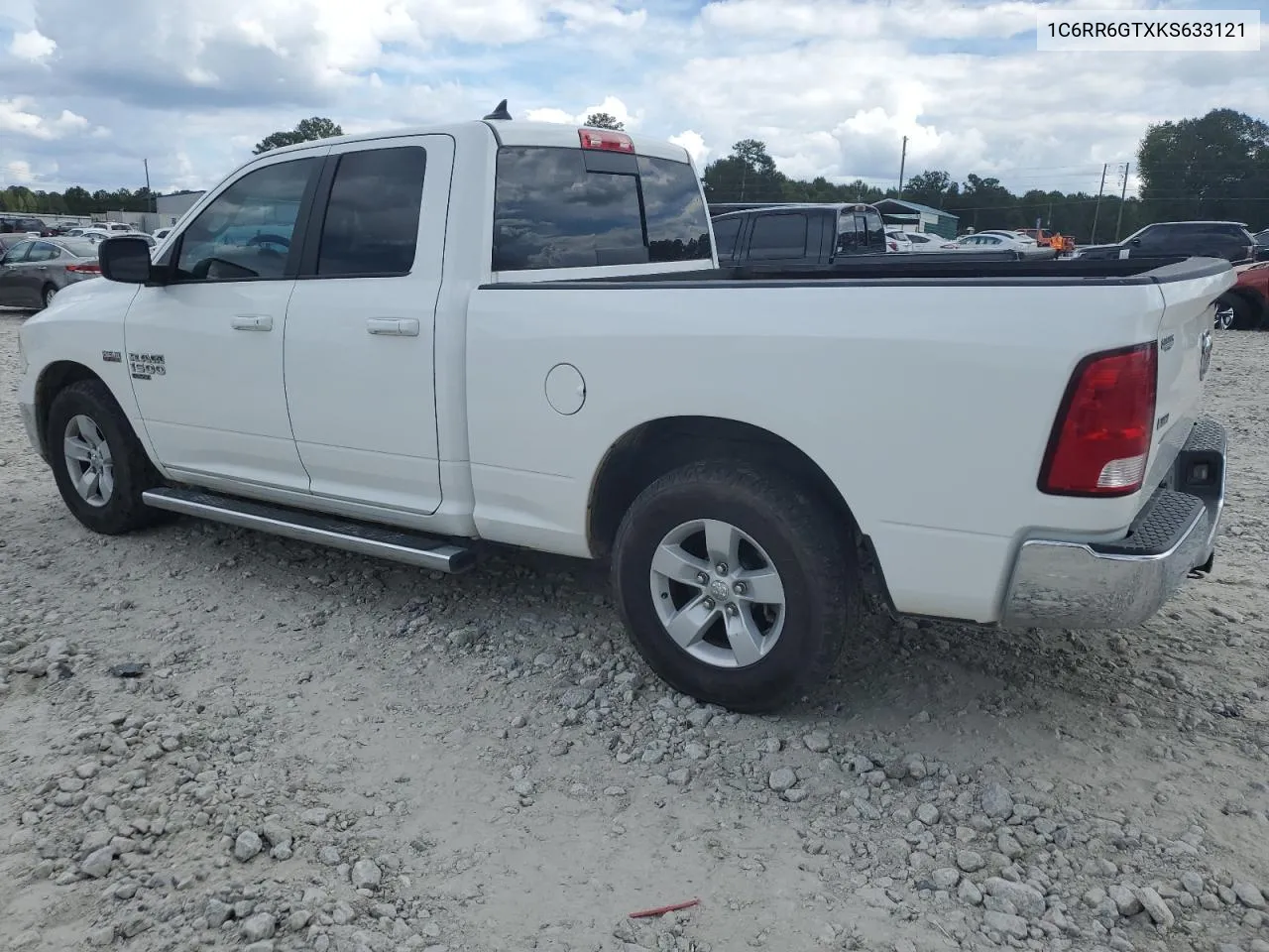 2019 Ram 1500 Classic Slt VIN: 1C6RR6GTXKS633121 Lot: 72122744