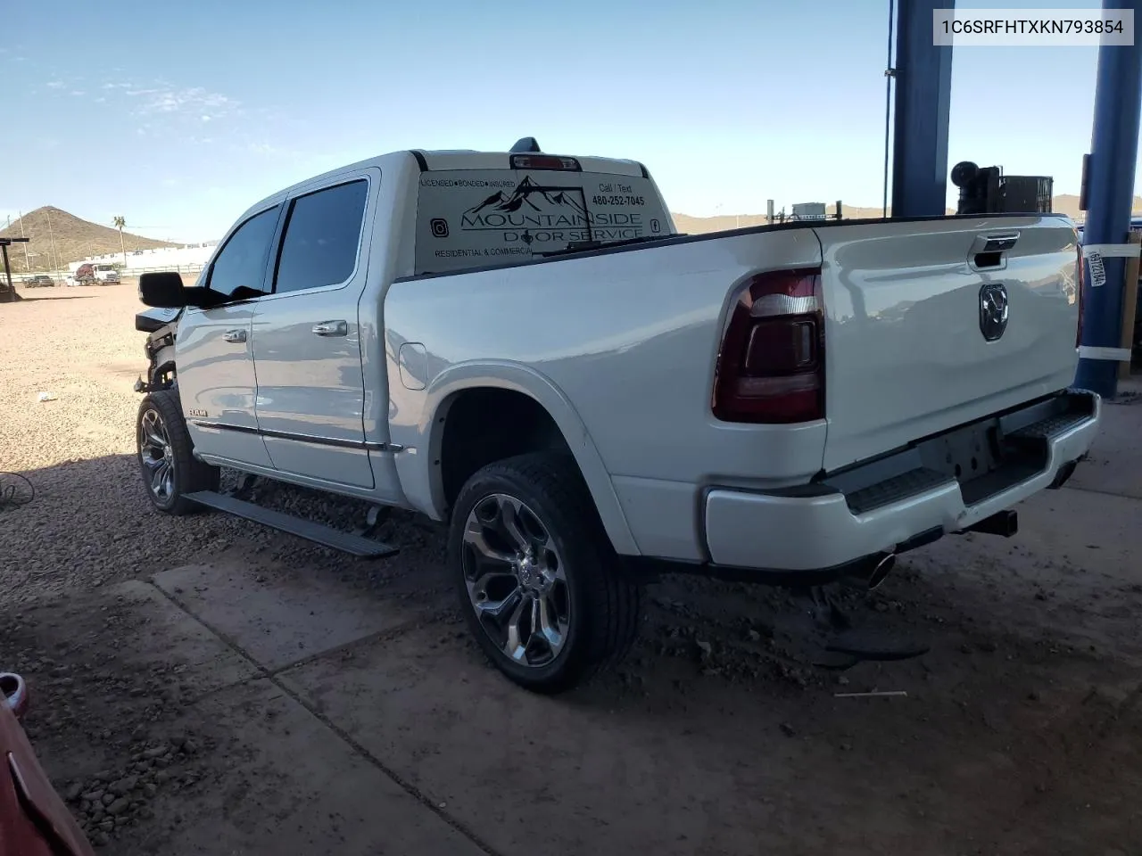 2019 Ram 1500 Limited VIN: 1C6SRFHTXKN793854 Lot: 72163494