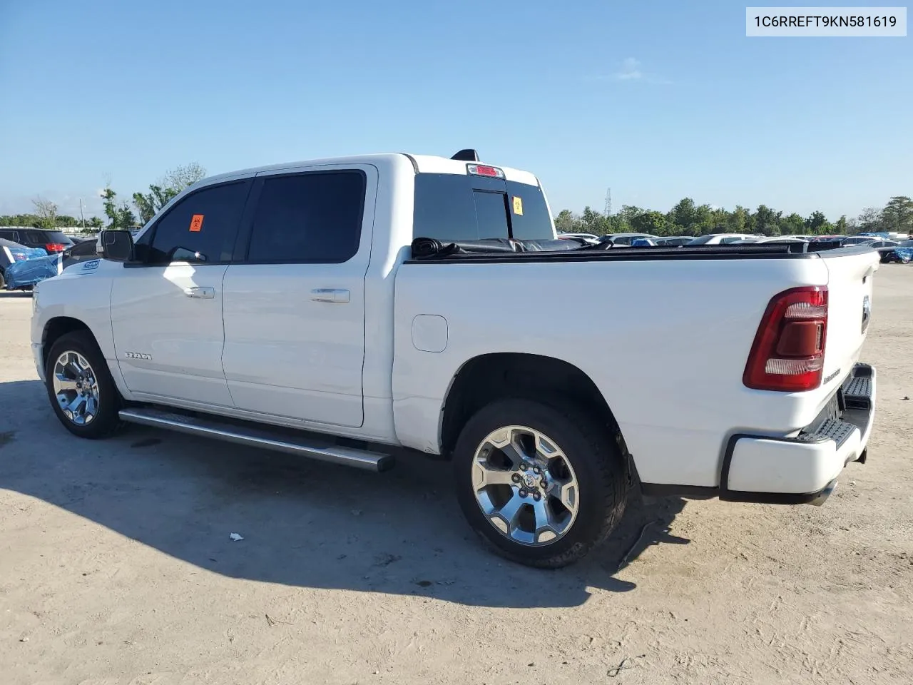 2019 Ram 1500 Big Horn/Lone Star VIN: 1C6RREFT9KN581619 Lot: 72229574