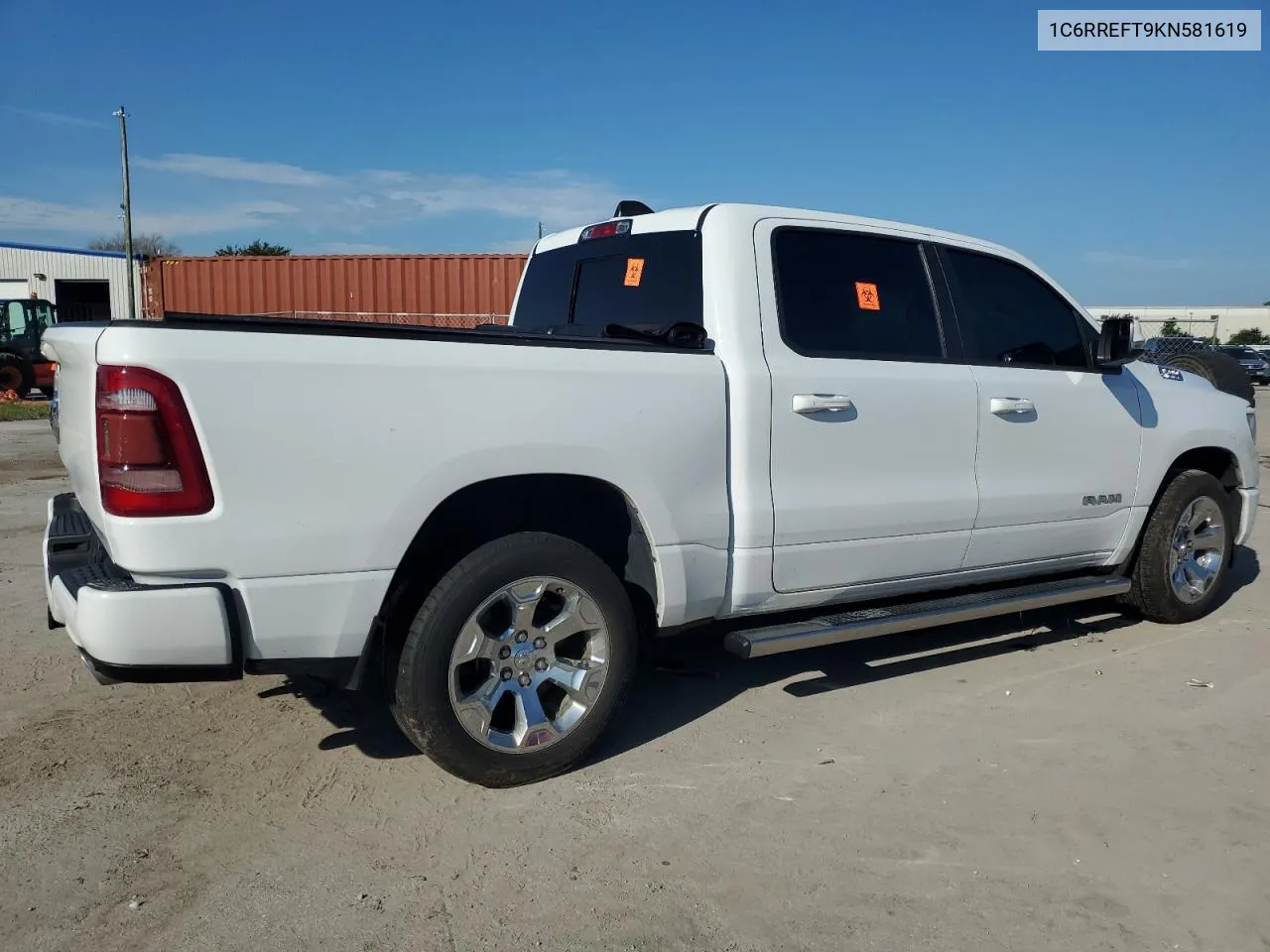 2019 Ram 1500 Big Horn/Lone Star VIN: 1C6RREFT9KN581619 Lot: 72229574