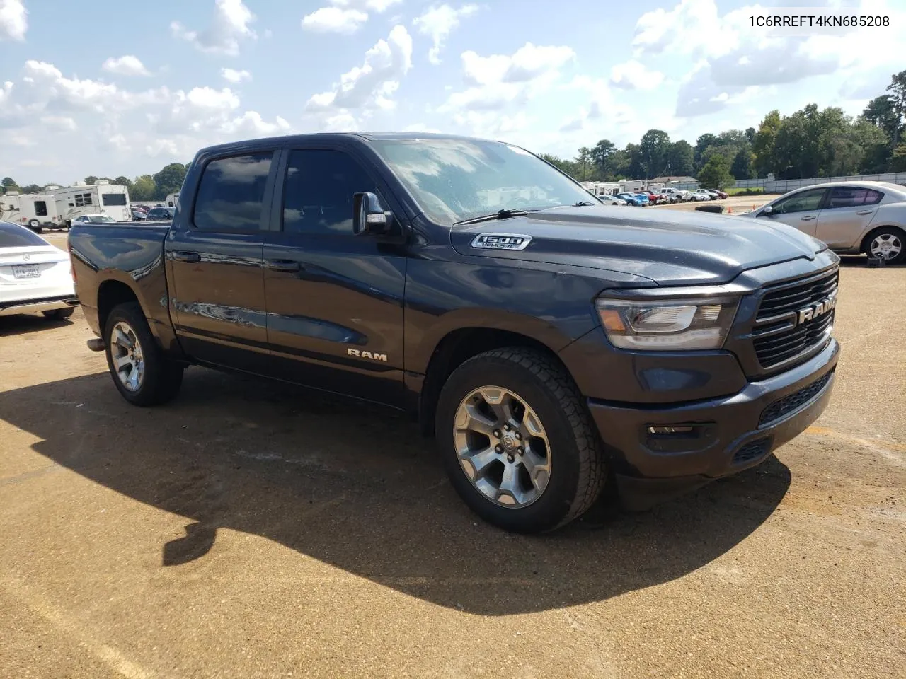 2019 Ram 1500 Big Horn/Lone Star VIN: 1C6RREFT4KN685208 Lot: 72326584