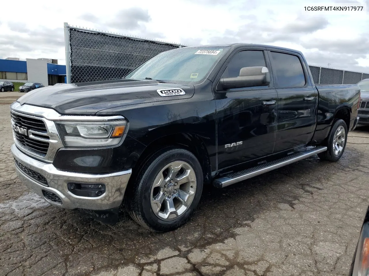 2019 Ram 1500 Big Horn/Lone Star VIN: 1C6SRFMT4KN917977 Lot: 72375694