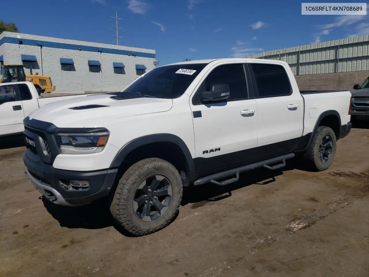 2019 Ram 1500 Rebel VIN: 1C6SRFLT4KN708689 Lot: 72446134