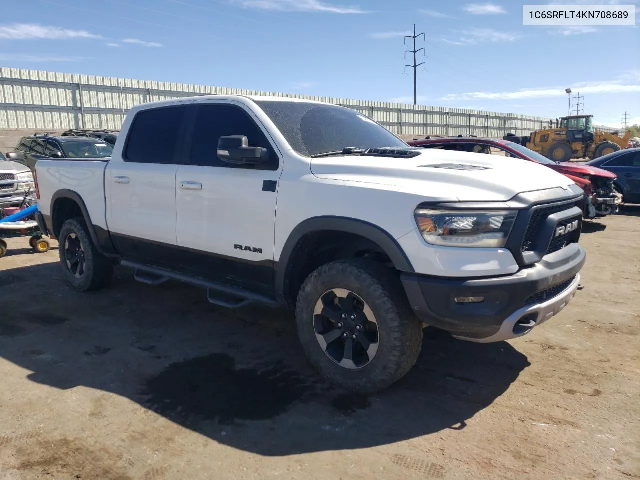 2019 Ram 1500 Rebel VIN: 1C6SRFLT4KN708689 Lot: 72446134