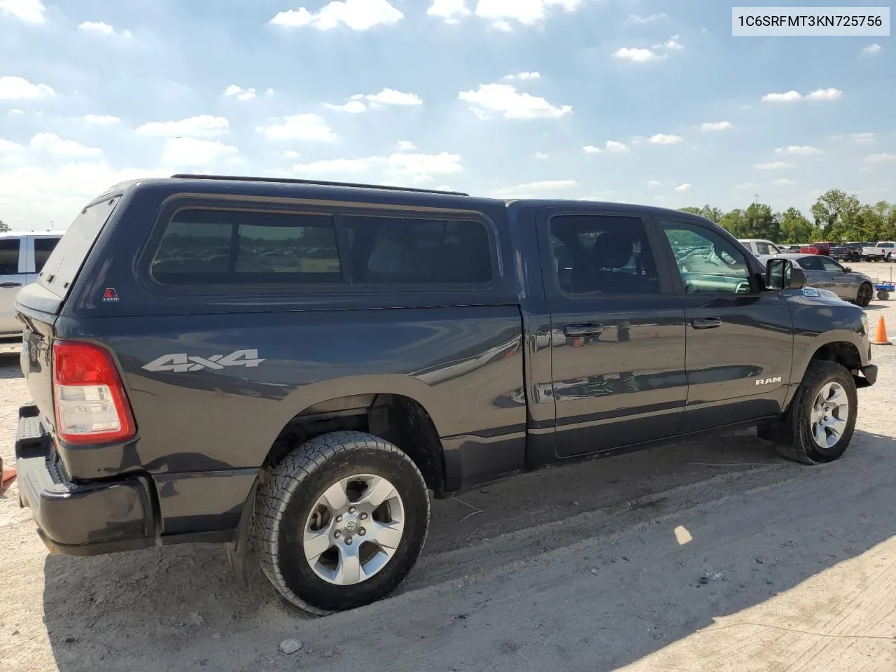 2019 Ram 1500 Big Horn/Lone Star VIN: 1C6SRFMT3KN725756 Lot: 72533614