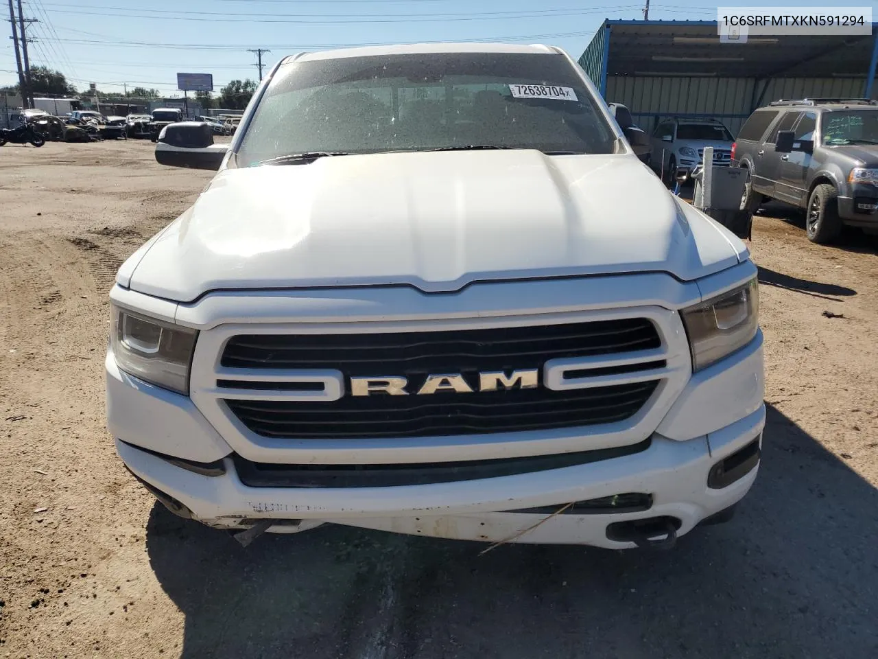 2019 Ram 1500 Big Horn/Lone Star VIN: 1C6SRFMTXKN591294 Lot: 72638704