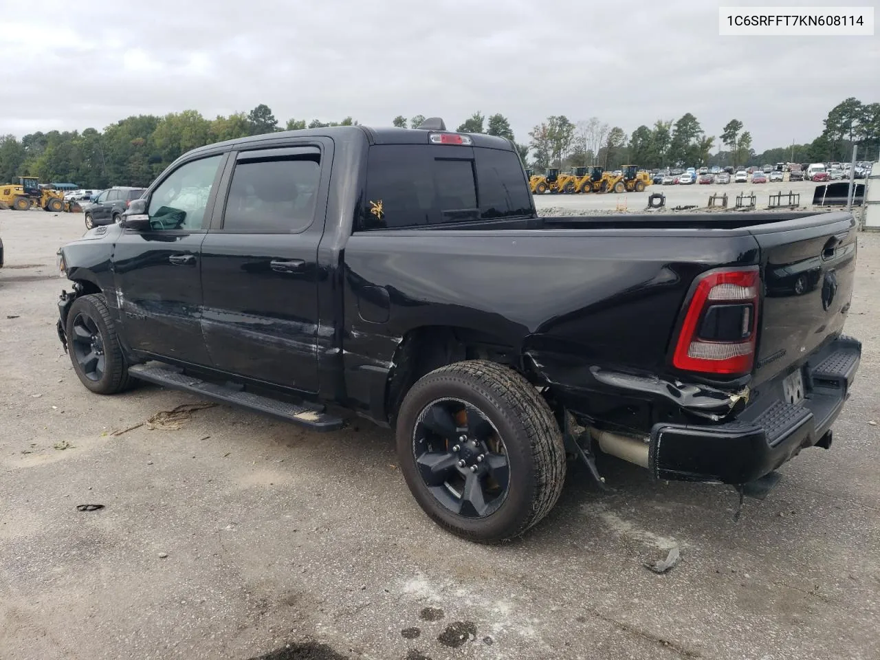 2019 Ram 1500 Big Horn/Lone Star VIN: 1C6SRFFT7KN608114 Lot: 72679104