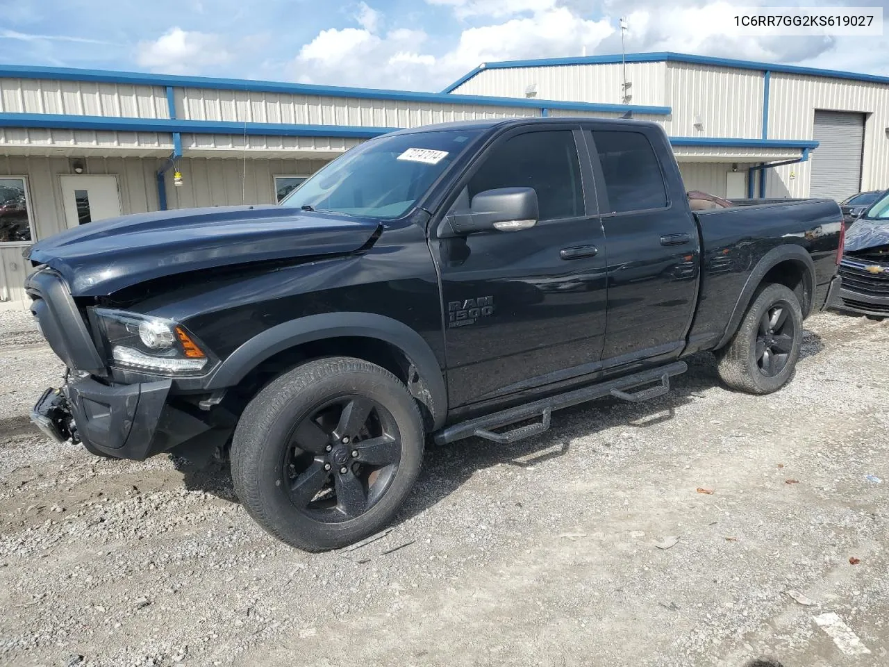 2019 Ram 1500 Classic Slt VIN: 1C6RR7GG2KS619027 Lot: 72747214