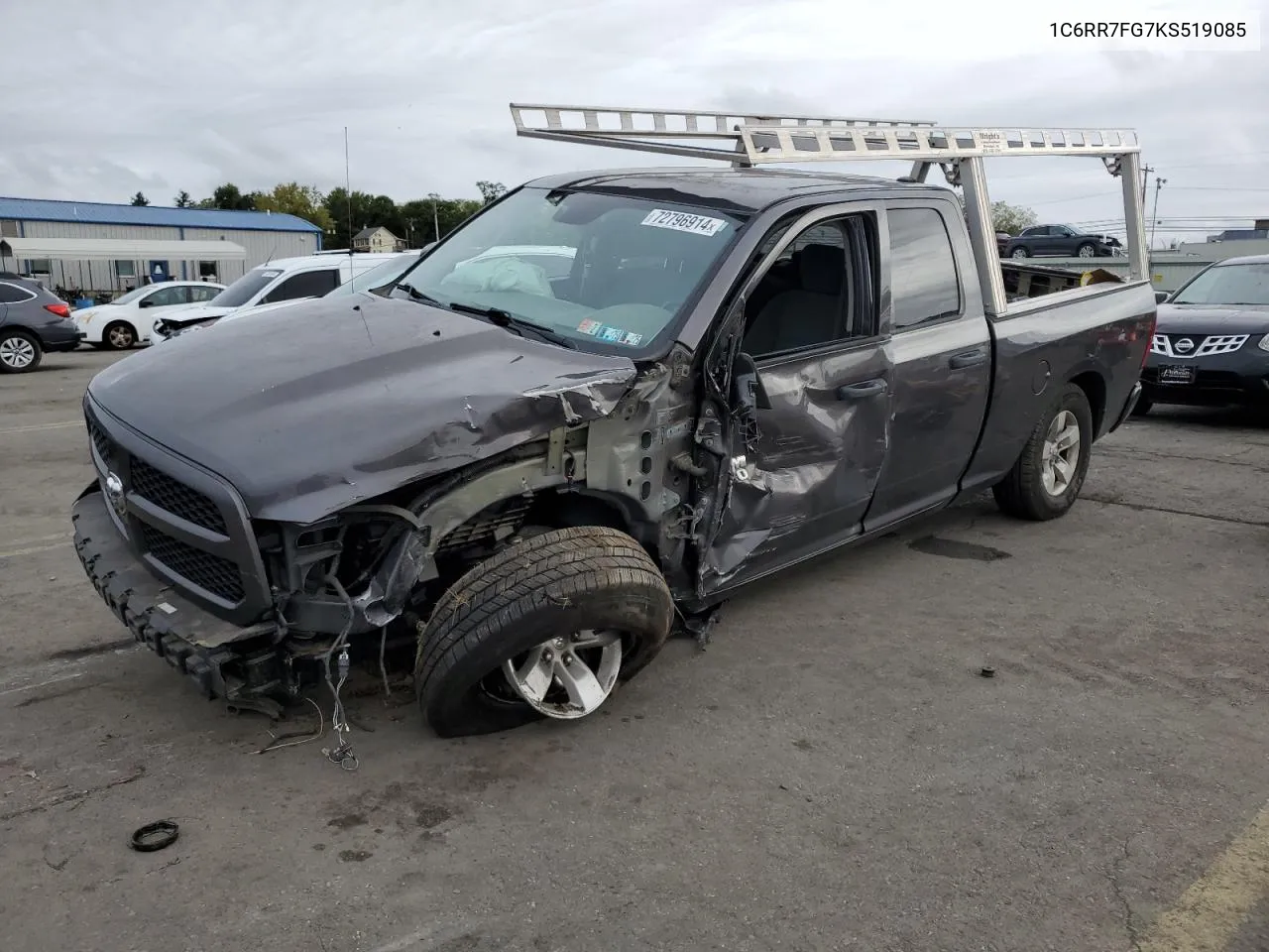 2019 Ram 1500 Classic Tradesman VIN: 1C6RR7FG7KS519085 Lot: 72796914