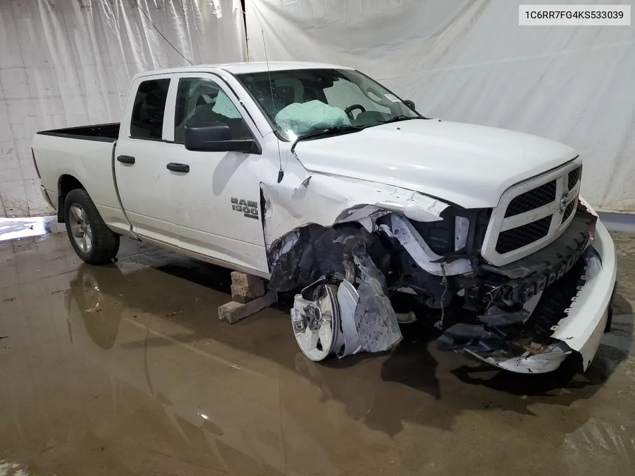 2019 Ram 1500 Classic Tradesman VIN: 1C6RR7FG4KS533039 Lot: 72888074