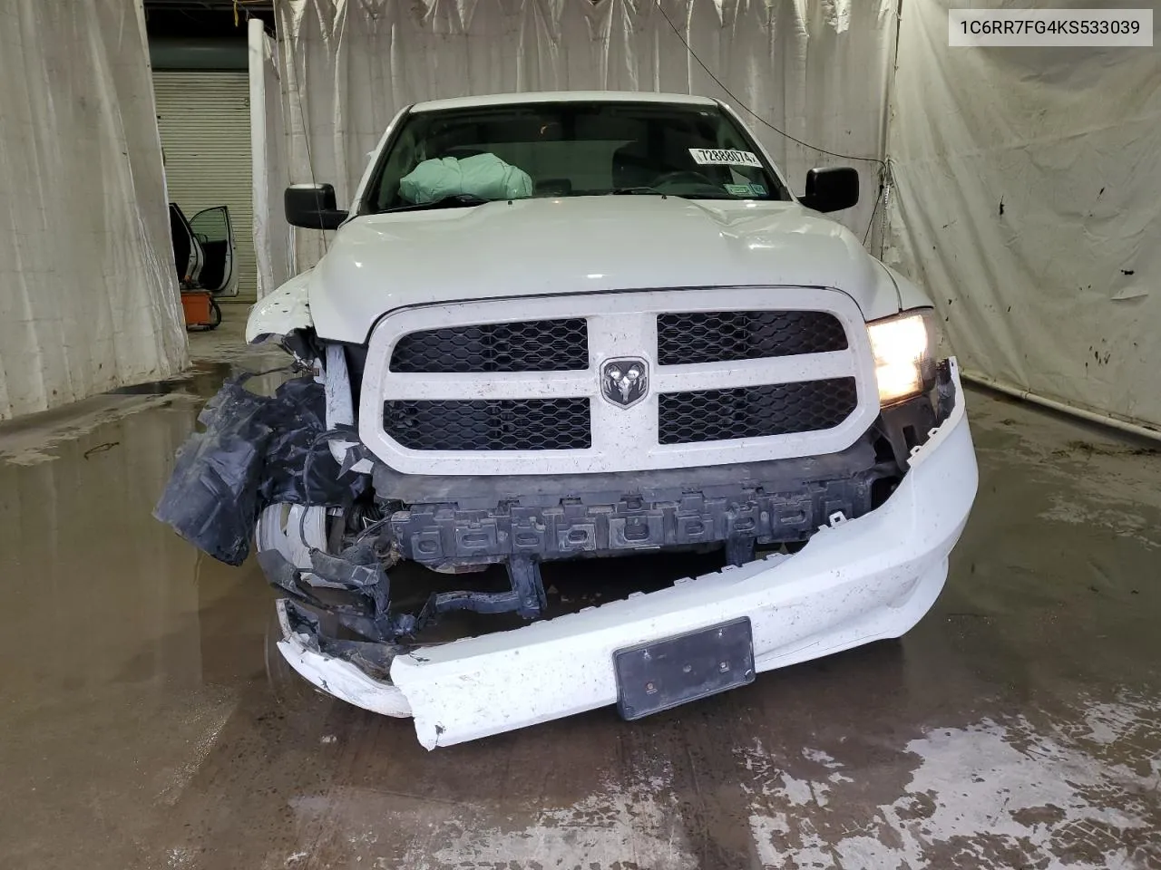 2019 Ram 1500 Classic Tradesman VIN: 1C6RR7FG4KS533039 Lot: 72888074