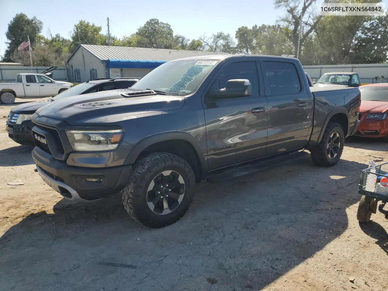 2019 Ram 1500 Rebel VIN: 1C6SRFLTXKN564842 Lot: 72906604