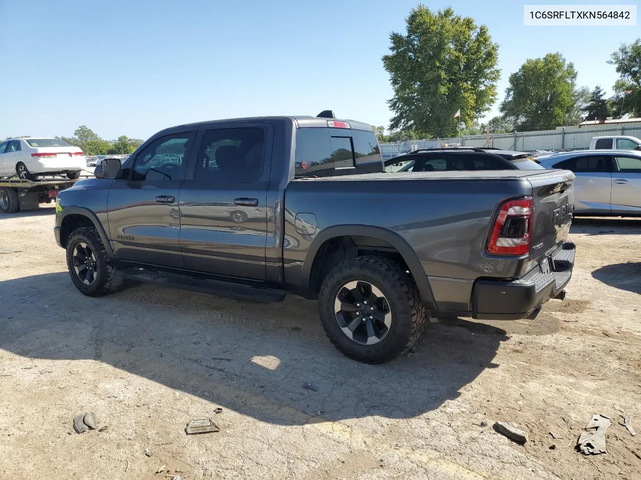 2019 Ram 1500 Rebel VIN: 1C6SRFLTXKN564842 Lot: 72906604