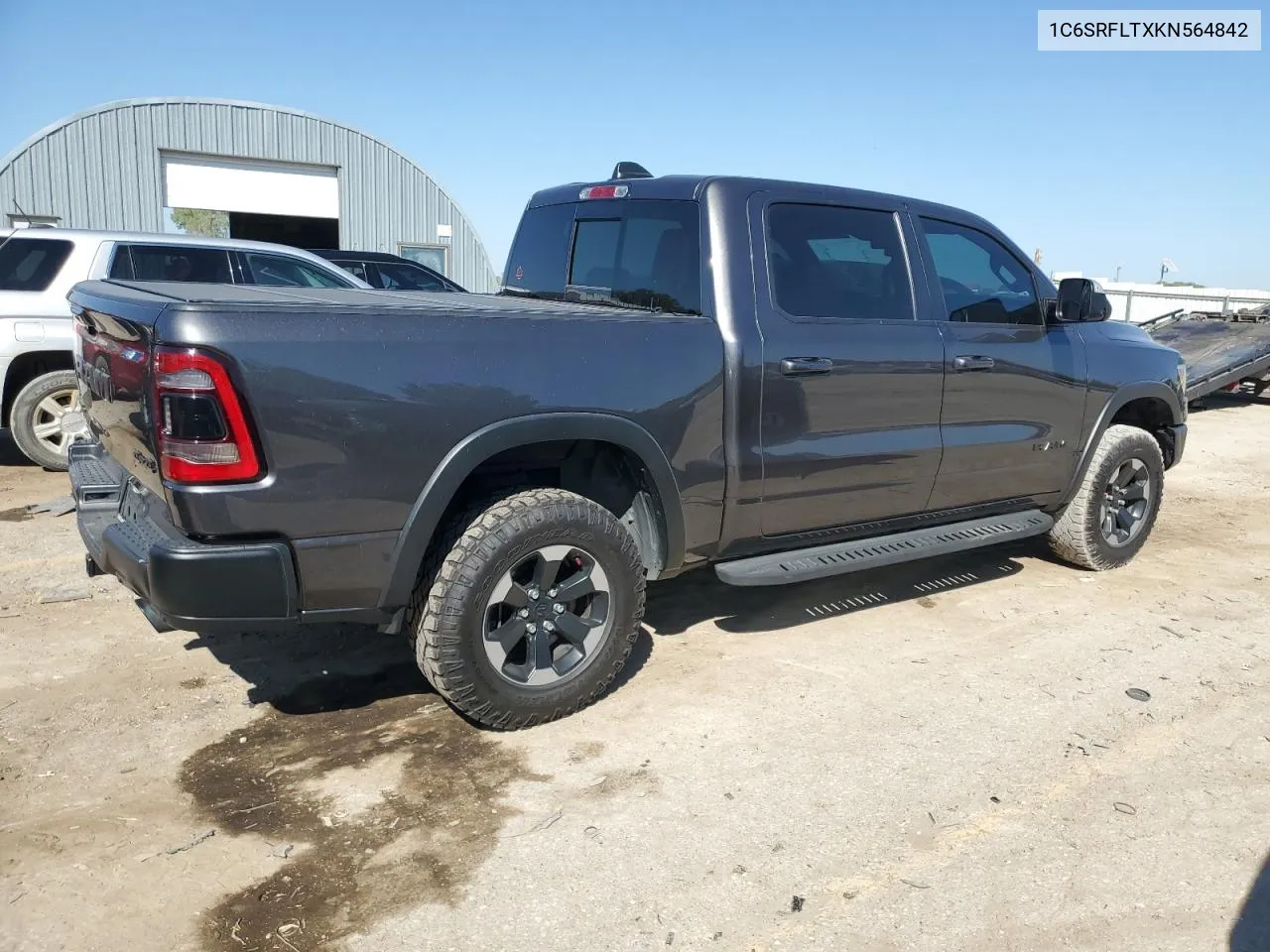 2019 Ram 1500 Rebel VIN: 1C6SRFLTXKN564842 Lot: 72906604