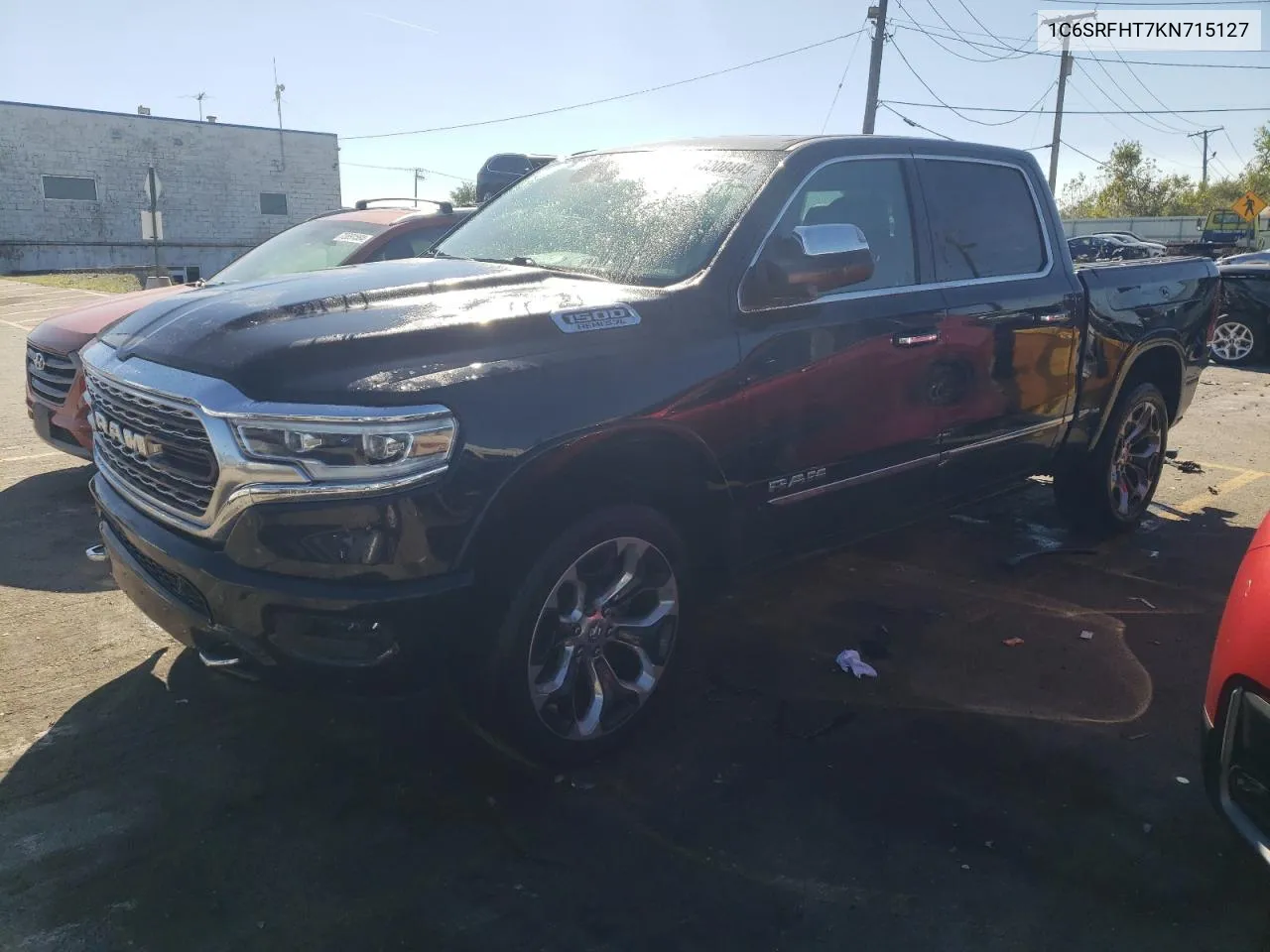 2019 Ram 1500 Limited VIN: 1C6SRFHT7KN715127 Lot: 73008494