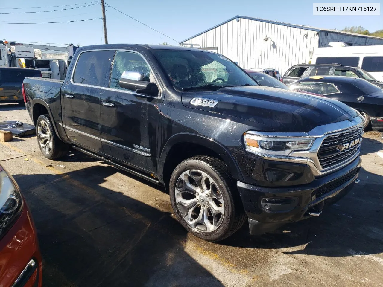 2019 Ram 1500 Limited VIN: 1C6SRFHT7KN715127 Lot: 73008494